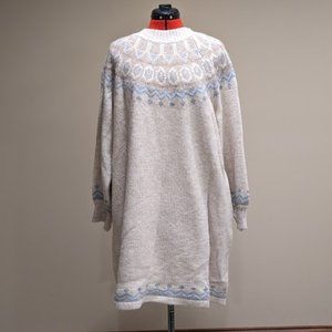 Anthropologie Callahan Puff Sleeve Mini Sweater Dress Women's Size XL